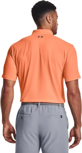 Vista 2 de Under Armour Men's Performance 2.0 Golf Polo (864) Afterglow/ Gris parcela