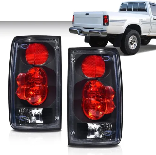 Vista 2 de GRAND ORANGE Conjunto de Luces Traseras Luces Traseras Lámpara de Freno con Bombillas Compatible con Toyota Hilux Pickup Truck 1989-1995 8156089166