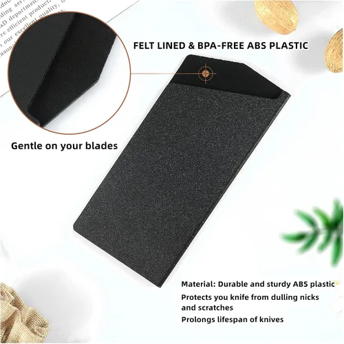 Vista 3 de Protector de borde de cuchillo, cubierta ancha para cuchillo de carne, funda para cuchillo de carnicero, funda para cuchillo de chef de carnicero