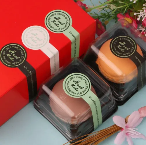 Vista 3 de 300 unidades, 20 hojas hechas a mano, etiquetas autoadhesivas para sellar piruletas, calcomanías de sellado para dulces, galletas, chocolate