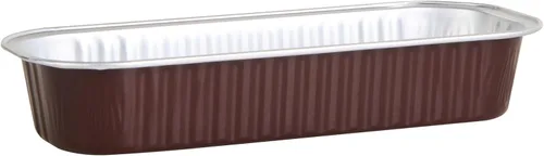 Vista 17 de Restaurantware - Mini moldes para pasteles de 6.8 onzas, 6.5 x 2.6 x 1.2 pulgadas, 100 tazas redondas para hornear, desechables, con tapas de Café