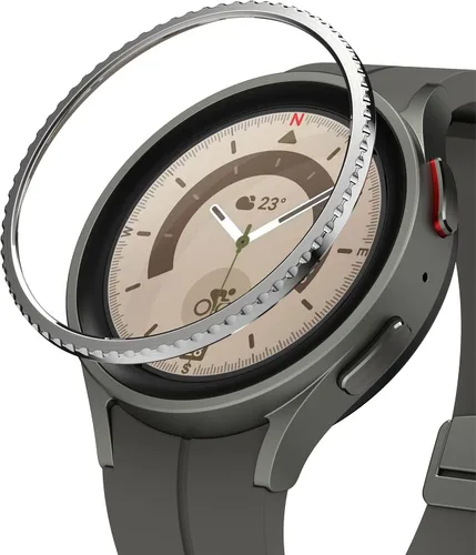 Vista 11 de Ringke Estilo de bisel [elegante marco de acero inoxidable] compatible con Samsung Galaxy Watch 5 Pro, protector antiarañazos accesorio de cubierta
