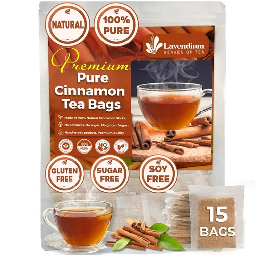 Vista 18 de Lavendium Bolsas de té de melón amargo, sin cafeína, 60
