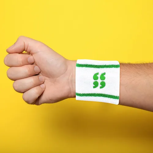 Vista 2 de Scott Pilgrim - Pulsera deportiva blanca y verde