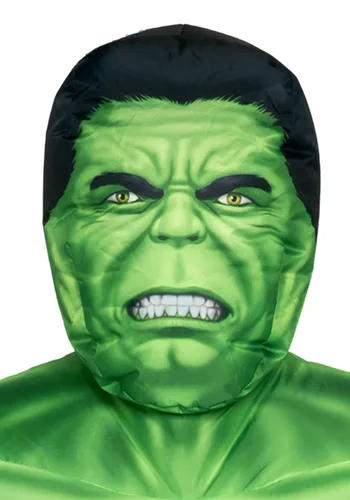 Vista 4 de Disfraz Inflable de Hulk para Hombre de Marvel Multicolor