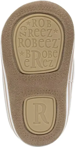 Vista 3 de Robeez First Kicks - Zapatos y tenis unisex para bebés y niños pequeños Cuero Addie Taupe