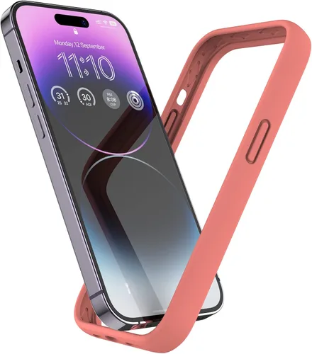Vista 61 de Funda de silicona líquida para iPhone 12/12 Pro de 6.1 pulgadas, color negro [Absorción de golpes] [Protección de borde elevado]