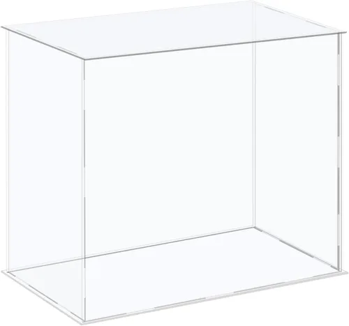 Vista 12 de MECCANIXITY Vitrina de acrílico Caja de plástico Caja de almacenamiento de cubo transparente Ensamble escaparate de 14.1 x 12.2 x 10.2 pulgadas