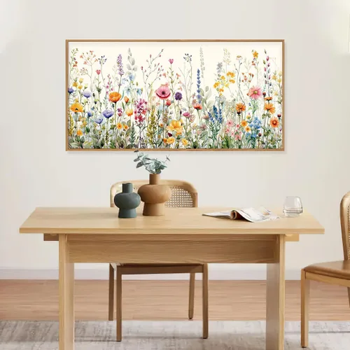 Vista 281 de FWIEXA Juego de Arte de Lienzo Bohemio Enmarcado para Pared, Cuadros Botánicos Verde Salvia Decoración de Pared, Impresiones de Arte de Plantas