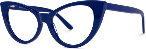 Vista 2 de Zeelool Gafas de bloqueo de luz azul de ojo de gato de acetato vintage para mujer Marilyn FP0049-01 negro