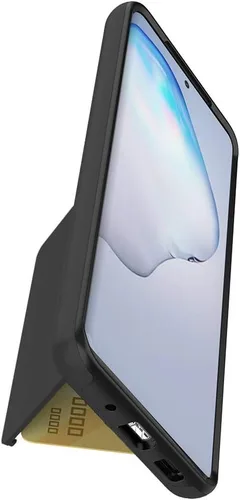 Vista 2 de Asuwish Funda compatible con Samsung Galaxy A21 y protector de pantalla de vidrio templado, accesorios de celda, soporte para tarjetas de crédito