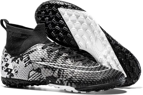 Vista 2 de Tacos de fútbol para hombre y mujer, zapatos de fútbol para interiores, botas de fútbol AG FG TF para jóvenes
