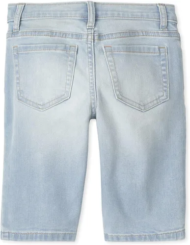 Vista 2 de The Children's Place Pantalones cortos de mezclilla para niñas solteras