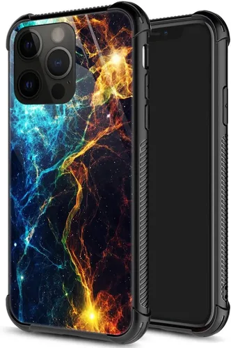 Vista 53 de ZHEGAILIAN Funda para iPhone 14 Pro, protección de grado militar, esquinas a prueba de golpes, funda antiarañazos para iPhone 14 Pro, bandera vieja