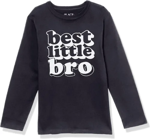 Vista 24 de The Children's Place Boys' Dinos,Cars,Sports Long Sleeve Graphic T-Shirts Jugador de Bball Jump