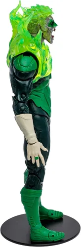 Vista 4 de DC Multiverse vs Vampires - Figura de acción exclusiva de 7 pulgadas, etiqueta dorada de linterna verde vampiro