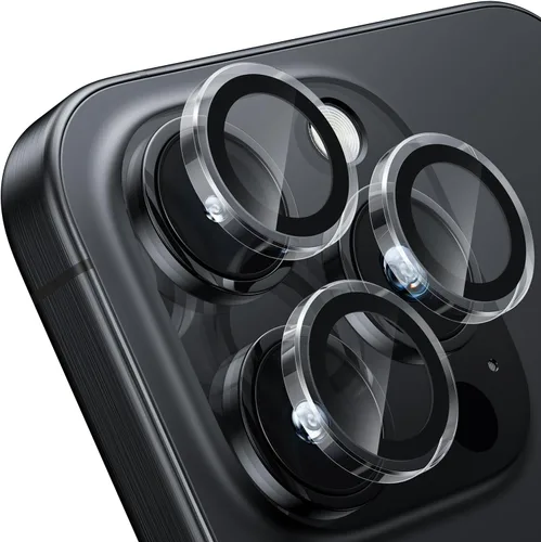 Vista 23 de WSKEN Protector de lente de cámara para iPhone 16 Pro/iPhone 16 Pro Max - [Modelo de disparo original] Protector de pantalla de cámara de vidrio
