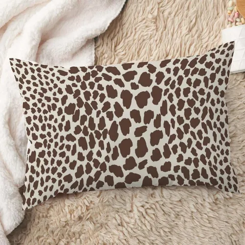 Vista 41 de ArogGeld Funda de almohada de lino azul con estampado de leopardo, diseño de vaca, diseño de animales de granja, color azul marino, guepardo