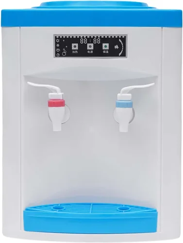Vista 3 de Dispensador de agua para encimera, mini enfriador de agua eléctrico, enfriador de agua caliente y fría, dispensador para uso en casa y oficina, 110