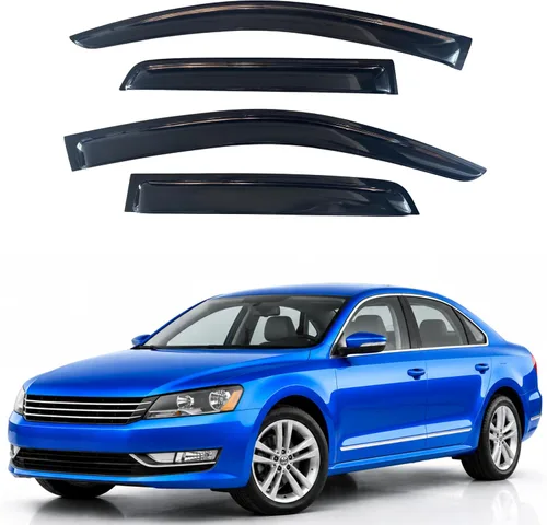 Vista 250 de Visera de ventana IG para Ford Focus Sedán y Hatchback 2012-2018, Protector de ventana lateral para lluvia y viento estilo Mugen, extra duradero
