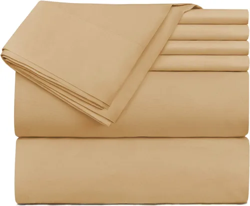 Vista 34 de Hearth & Harbor Sábanas de bolsillo extra profundas, se adapta a colchones de 18 a 24 pulgadas de profundidad, juego de sábanas individual XL, 4