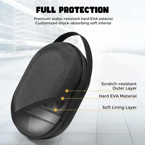 Vista 4 de ProCase Carrying Case for Meta Quest 3 VR Headset & Gaming Controller, Shockproof Storage Case Bag for Oculus Quest 3 Elite Strap & Battery & Other