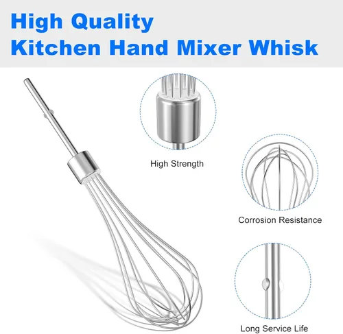 Vista 7 de Batidor de mano de cocina para batidor KitchenAid KHMPW, KHM512BM KHM2B, AP5644233, KHM3, KHM5, W10720799, Kitchenaid - 2