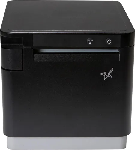 Vista 3 de Star Micronics mC-Print3 Impresora térmica de recibos - LAN Ethernet, entrega de energía USB-C para iOS, Android, Windows con SteadyLAN, USB-A Negro