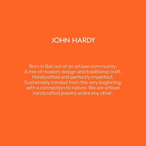 Vista 6 de John Hardy Classic Chain Collection - Pulsera de cruz, mini Rolo de plata de ley 925 de 0.079 in