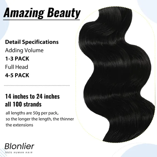 Vista 4 de Extensiones de cabello humano con punta I Tip de 18 pulgadas, extensiones de cabello humano real con punta en I, extensiones de cabello humano real