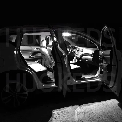Vista 5 de Juego de 15 luces LED blancas Durango para Dodge Durango 2011-2020 6000 K, bombillas LED interiores blancas superbrillantes, paquete + herramienta