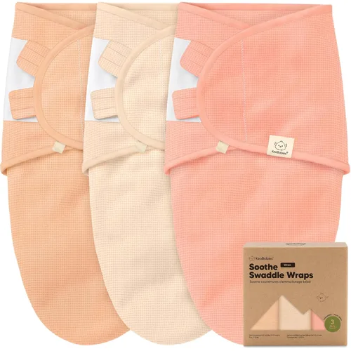 Vista 11 de Paquete de 3 pañales orgánicos para recién nacidos, sacos de dormir para recién nacidos, pañales para bebés de 0 a 3 meses, manta para recién