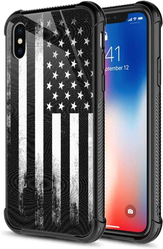 Vista 18 de CARLOCA Funda compatible con iPhone Xs, diseño gráfico a prueba de golpes, antiarañazos, protección contra caídas para iPhone X/XS Familia de jirafa