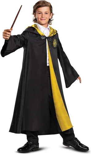 Vista 6 de Bata de Harry Potter, bata oficial de Hogwarts Wizarding World, accesorio de disfraz de lujo para niños