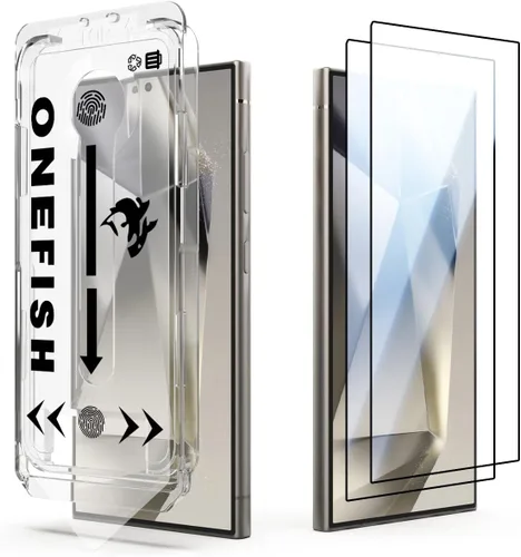 Vista 28 de OneFish Protector de pantalla de vidrio templado de borde completo para iPhone 11 Pro/XS/X de 5.8 pulgadas, paquete de 2 refuerzos de bordes, HD