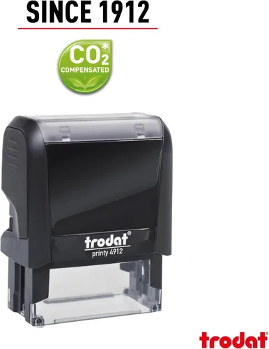 Vista 11 de Trodat Printy 4912 Autoentintado Hazlo tú mismo (DIY) Kit de sellos personalizados de 4 líneas para mensajes o direcciones con tinta negra