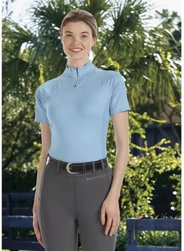 Vista 4 de Noble Equestrian Ashley + manga corta para mujer