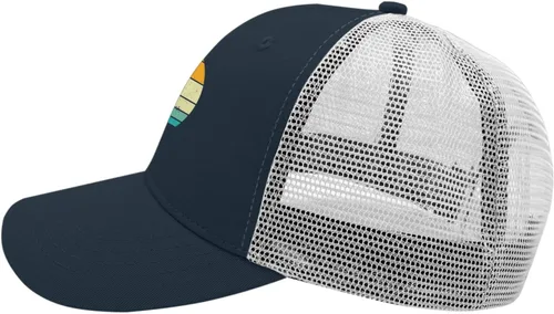 Vista 3 de devor Gorra de béisbol esquimal americana para hombre, diseño gráfico de mezclilla ajustable
