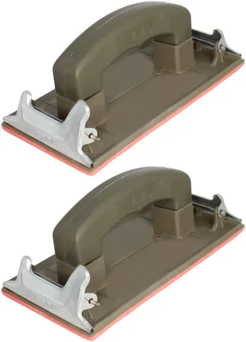 Vista 12 de Utoolmart Lijadora de mano con mango, soporte para papel de lija para madera, paneles de yeso, pulido de metal, 1 unidad