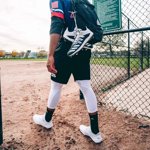 Vista 6 de adidas Icon - Calcetines de béisbol y sóftbol (1 par) duraderos hasta la pantorrilla para niños, niñas, hombres y mujeres.