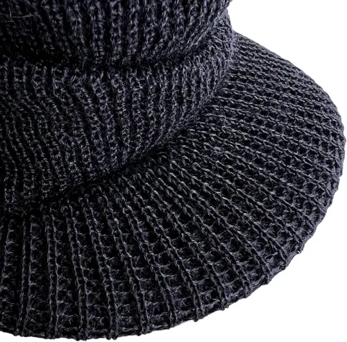 Vista 3 de Gorro de invierno con visera, 100 % lana, fabricado en Estados Unidos - Genuino G.I.