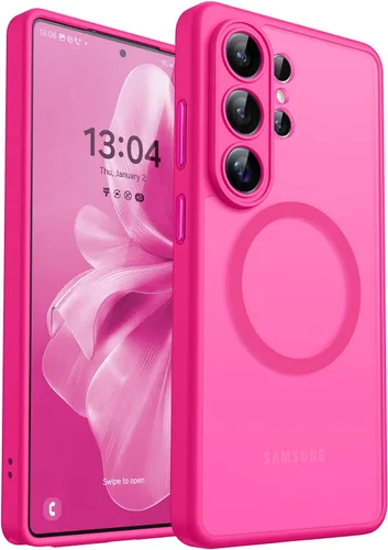 Vista 21 de CANSHN Funda diseñada para Samsung Galaxy A16-5G [protección completa de la cámara] [compatible con Magsafe] funda protectora trasera translúcida