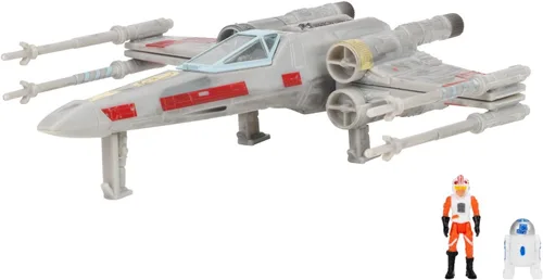 Vista 16 de Star Wars Micro Galaxy Squadron Gold Leader's Y-Wing - Vehículo de clase Starfighter de 5 pulgadas con accesorios de micro figura Jon Vander