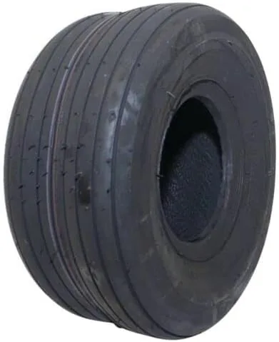 Vista 3 de Neumático de césped para cortacésped 11x4.00-5, 4 capas, costilla recta compatible con Carlisle 5180111