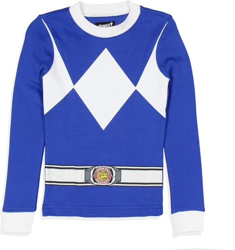 Vista 2 de INTIMO Power Rangers - Conjunto de pijama para niños pequeños, disfraz de Ranger rojo