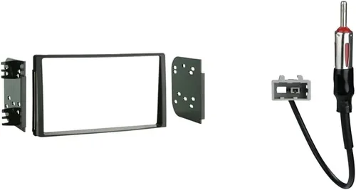 Vista 2 de Metra Electronics 95-7324 Kit de instalación doble DIN para vehículos Kia Optima 2006 en adelante (negro) Also compatible with 2007 models, easy