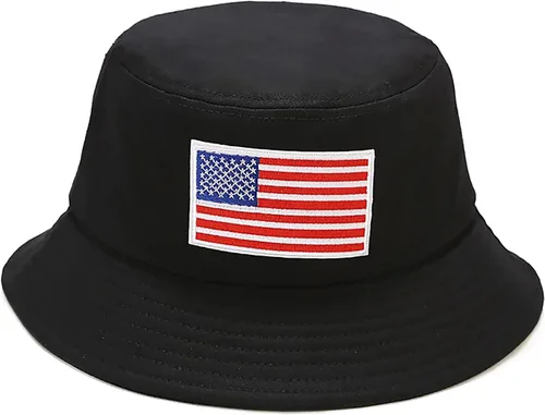 Vista 26 de XYIYI - Sombrero de pescador de algodón con bordado de moda, sombrero de cubo de playa para mujeres y niñas