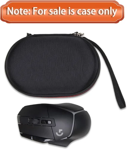 Vista 6 de LTGEM - Funda rígida de EVA para Logitech G502 X Plus Lightspeed Wireless RGB Gaming Mouse - Bolsa protectora de viaje para almacenamiento