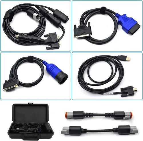 Vista 8 de Herramienta de escaneo de diagnóstico resistente, para kit de adaptador de enlace de datos en línea 6 escáner OBD2 para Cummins Engine J1939 J1708