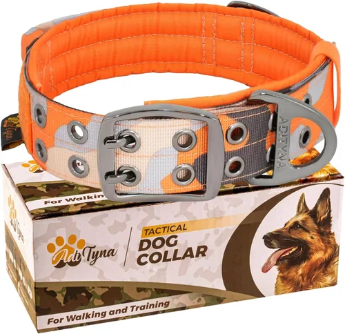Vista 10 de ADITYNA - Collar de perro resistente con asa, XXL, cuello ajustable de 30 a 36 pulgadas Diseñado exclusivamente para razas de perros enormes como